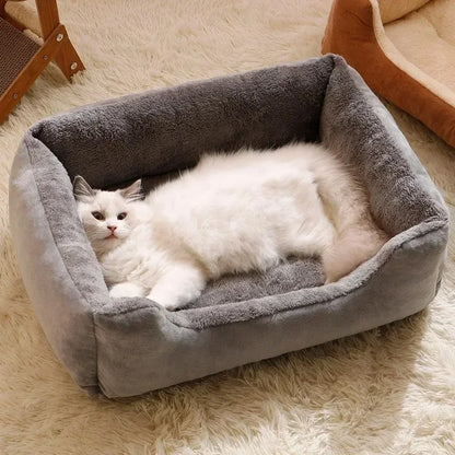 Panier pour chat moelleux - coussin confortable respirant