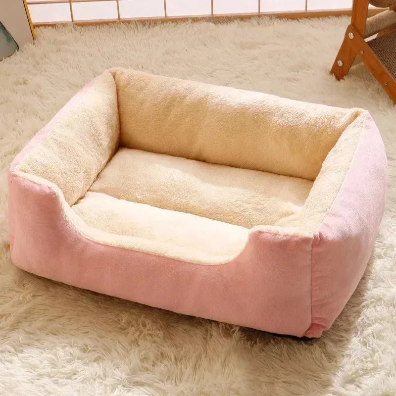 Panier pour chat moelleux - coussin confortable respirant
