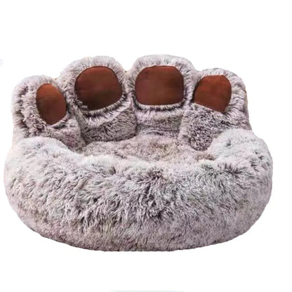 panier moelleux chien orthopédique peluche hiver
