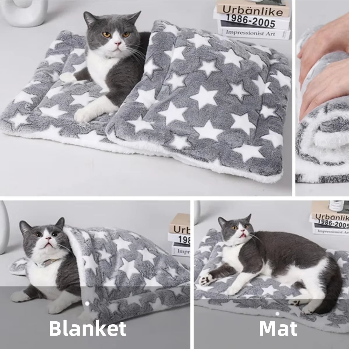 coussin moelleux pour animaux hiver